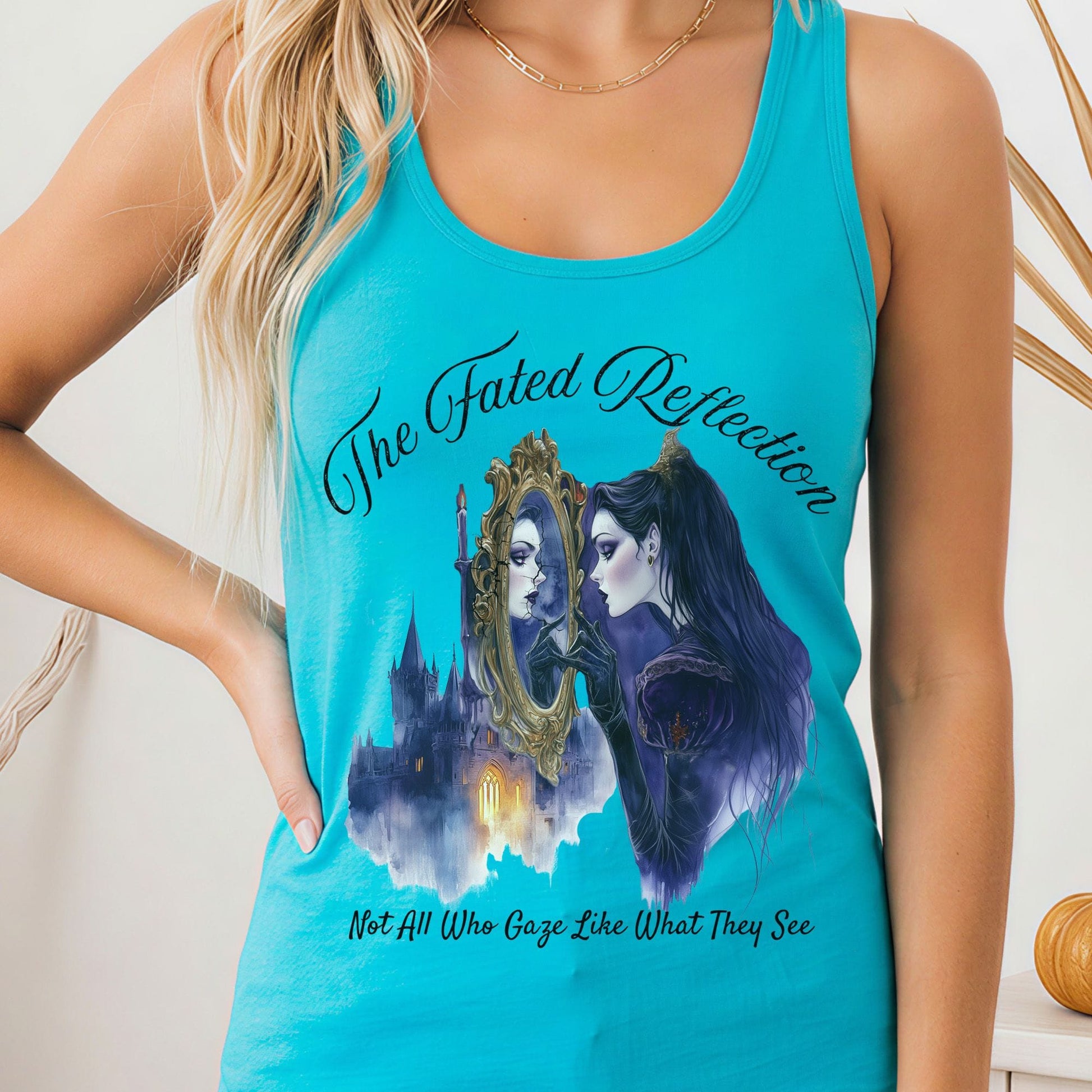 Tank Tops Solid Tahiti Blue / XS Design 188 Tank Top The Mystic Eden