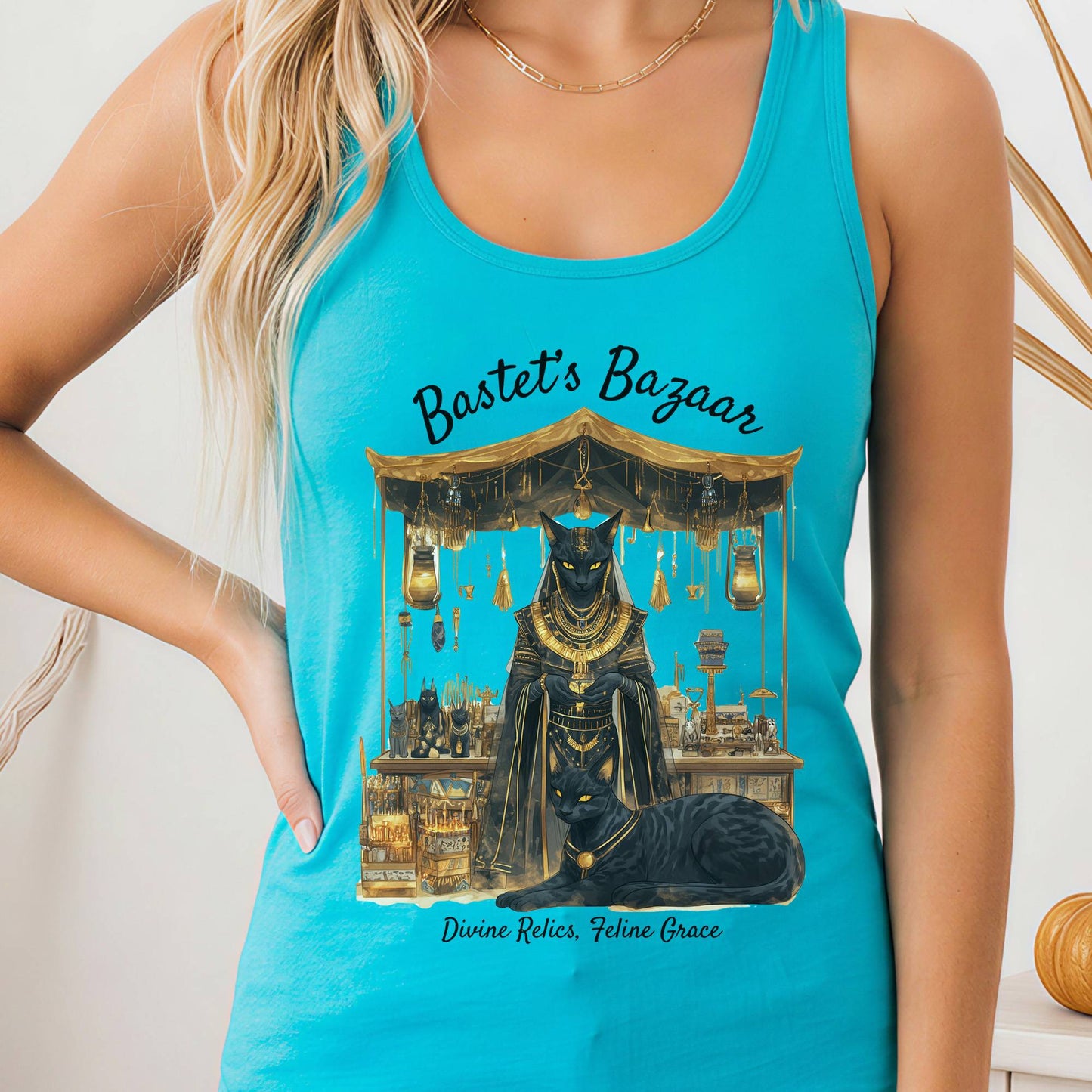 Tank Tops Solid Tahiti Blue / XS Design 189 Tank Top The Mystic Eden