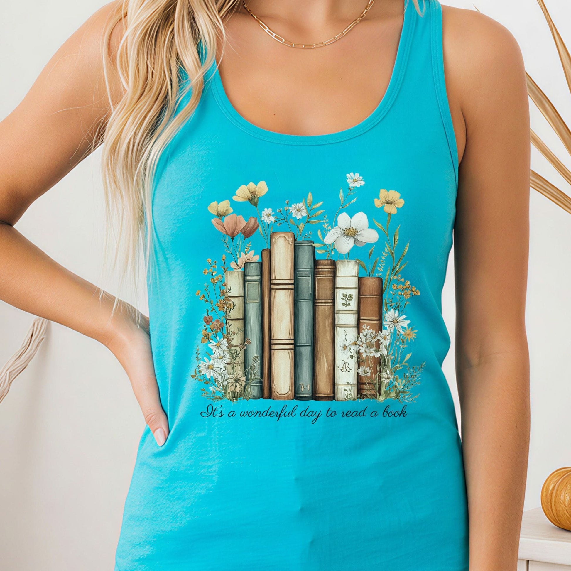 Tank Tops Solid Tahiti Blue / XS Design 191 Tank Top The Mystic Eden