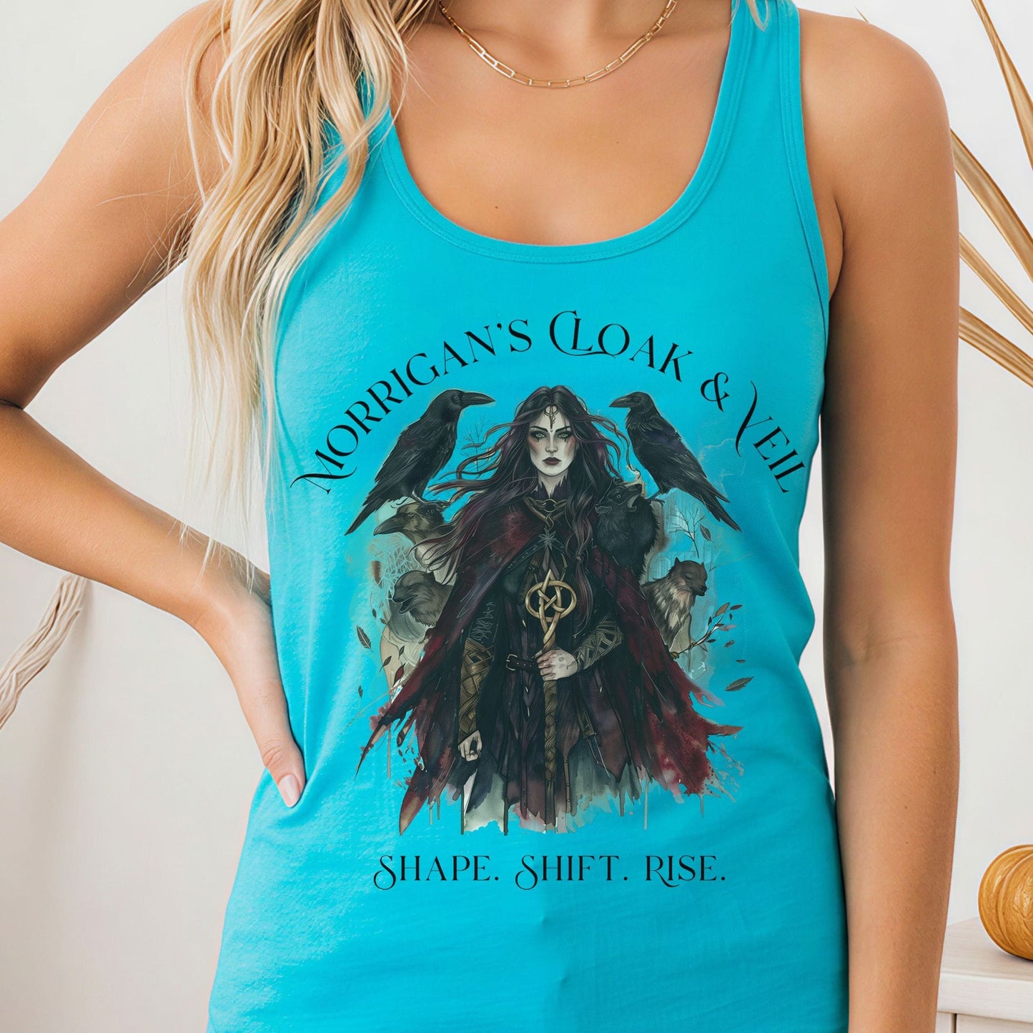 Tank Tops Solid Tahiti Blue / XS Design 212 Tank Top The Mystic Eden