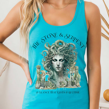 Tank Tops Solid Tahiti Blue / XS Design 215 Tank Top The Mystic Eden