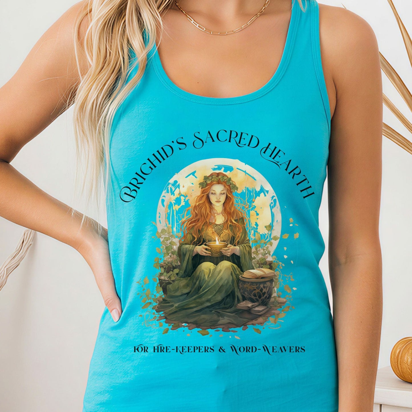 Tank Tops Solid Tahiti Blue / XS Design 216 Tank Top The Mystic Eden