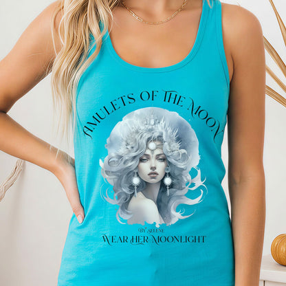 Tank Tops Solid Tahiti Blue / XS Design 217 Tank Top The Mystic Eden