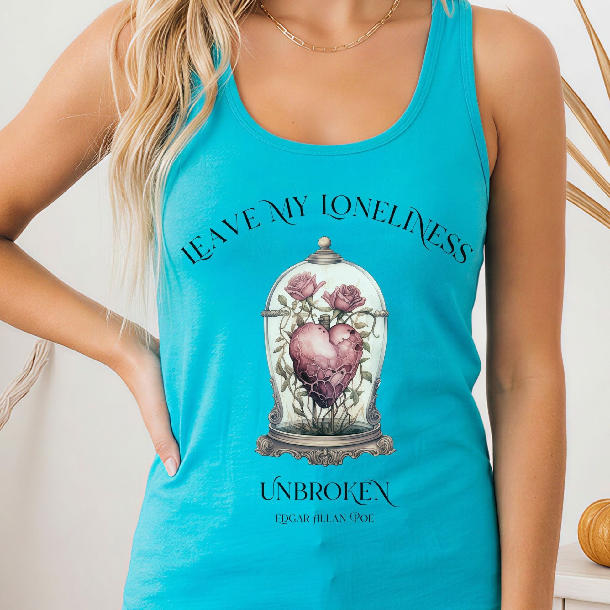 Tank Tops Solid Tahiti Blue / XS Design 224 Tank Top The Mystic Eden