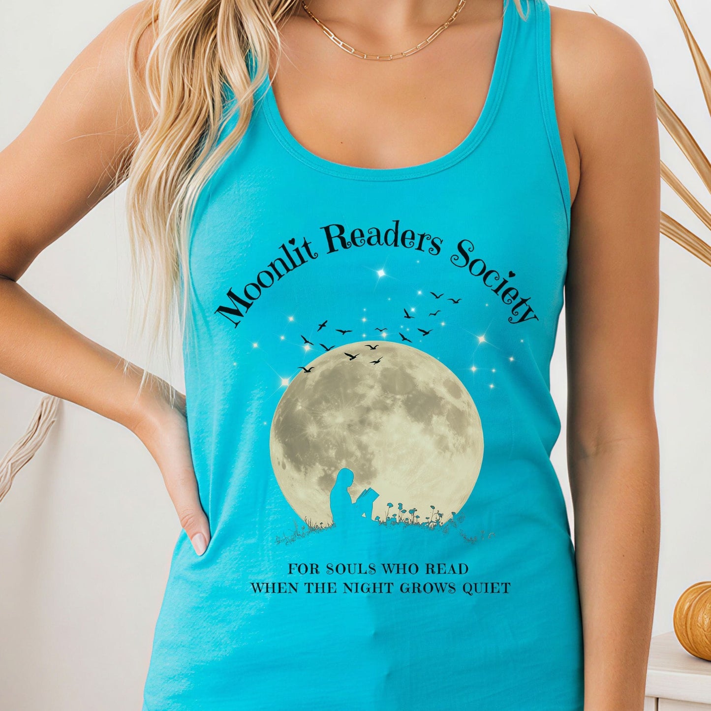 Tank Tops Solid Tahiti Blue / XS Design 241 Tank Top The Mystic Eden