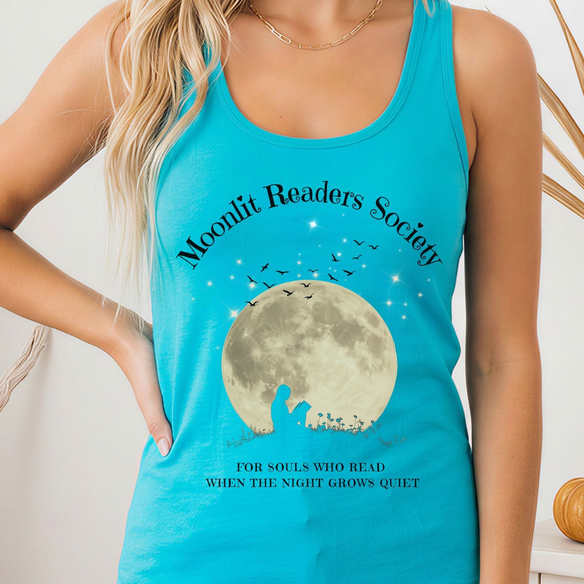 Tank Tops Solid Tahiti Blue / XS Design 241 Tank Top The Mystic Eden