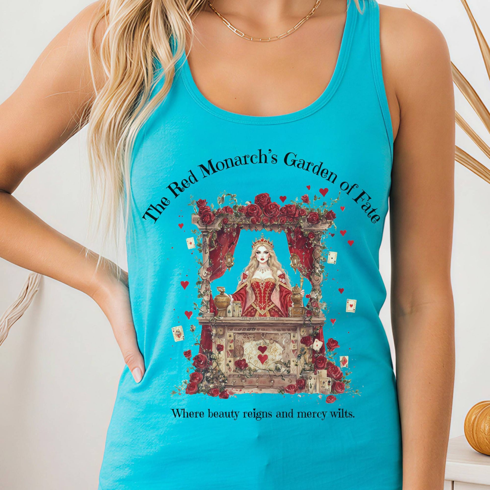 Tank Tops Solid Tahiti Blue / XS Design 258 Tank Top The Mystic Eden