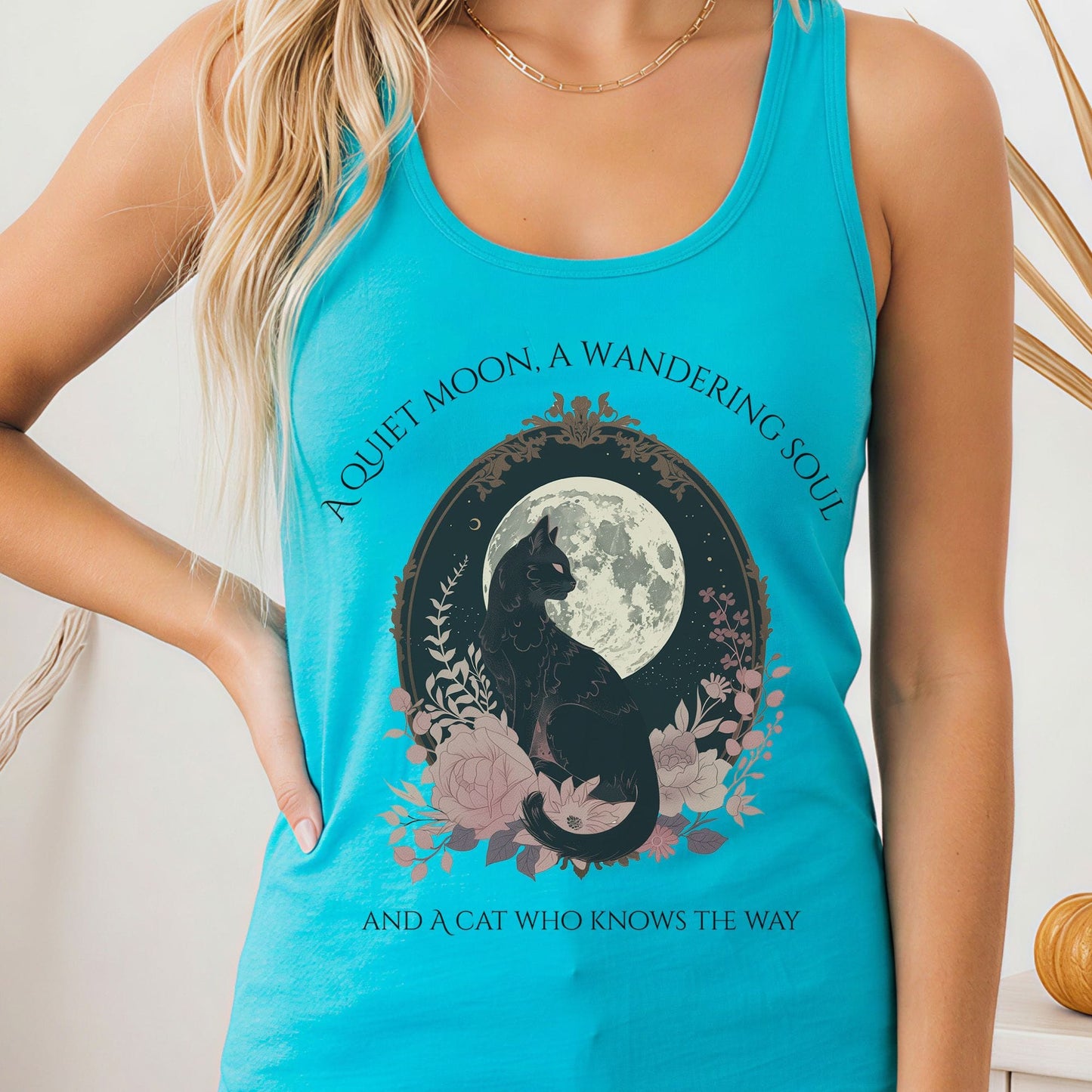 Tank Tops Solid Tahiti Blue / XS Design 268 Tank Top The Mystic Eden