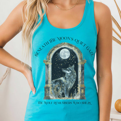 Tank Tops Solid Tahiti Blue / XS Design 278 Tank Top The Mystic Eden