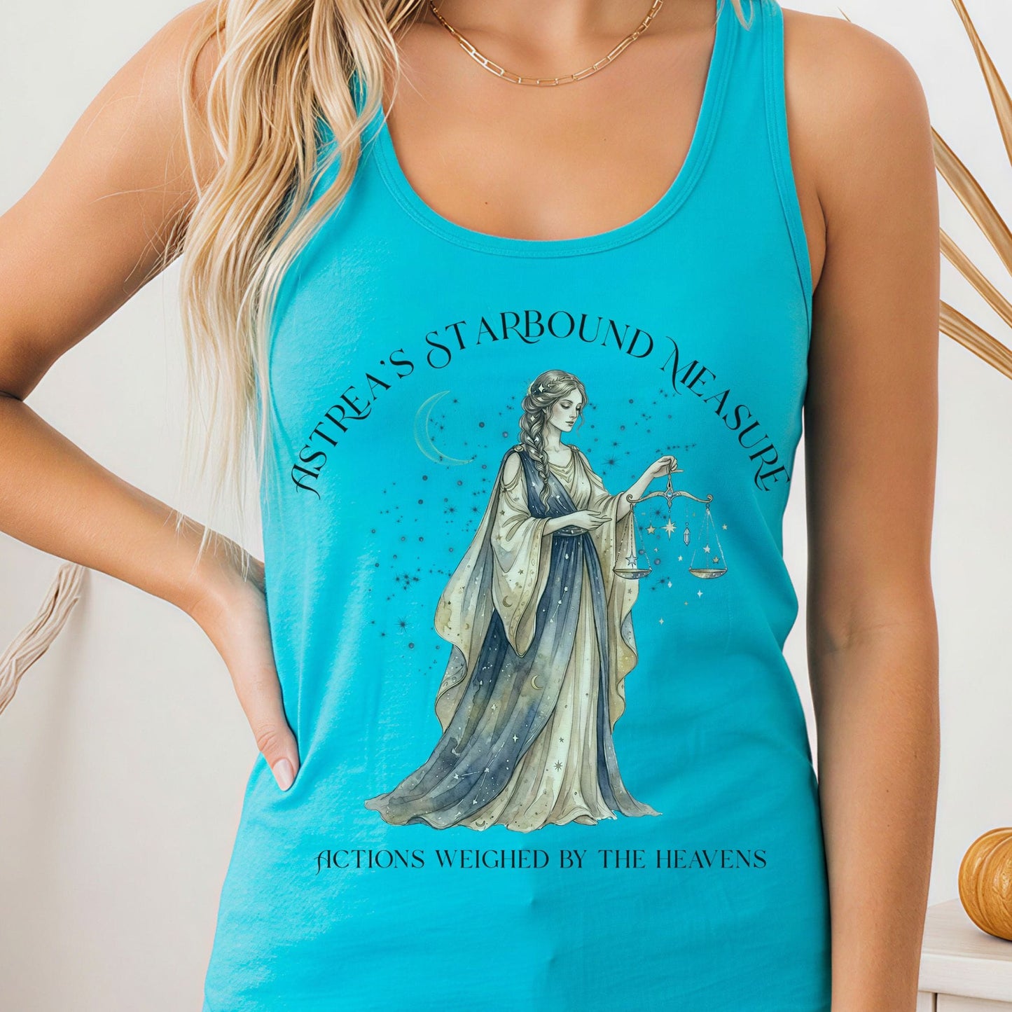Tank Tops Solid Tahiti Blue / XS Design 288 Tank Top The Mystic Eden